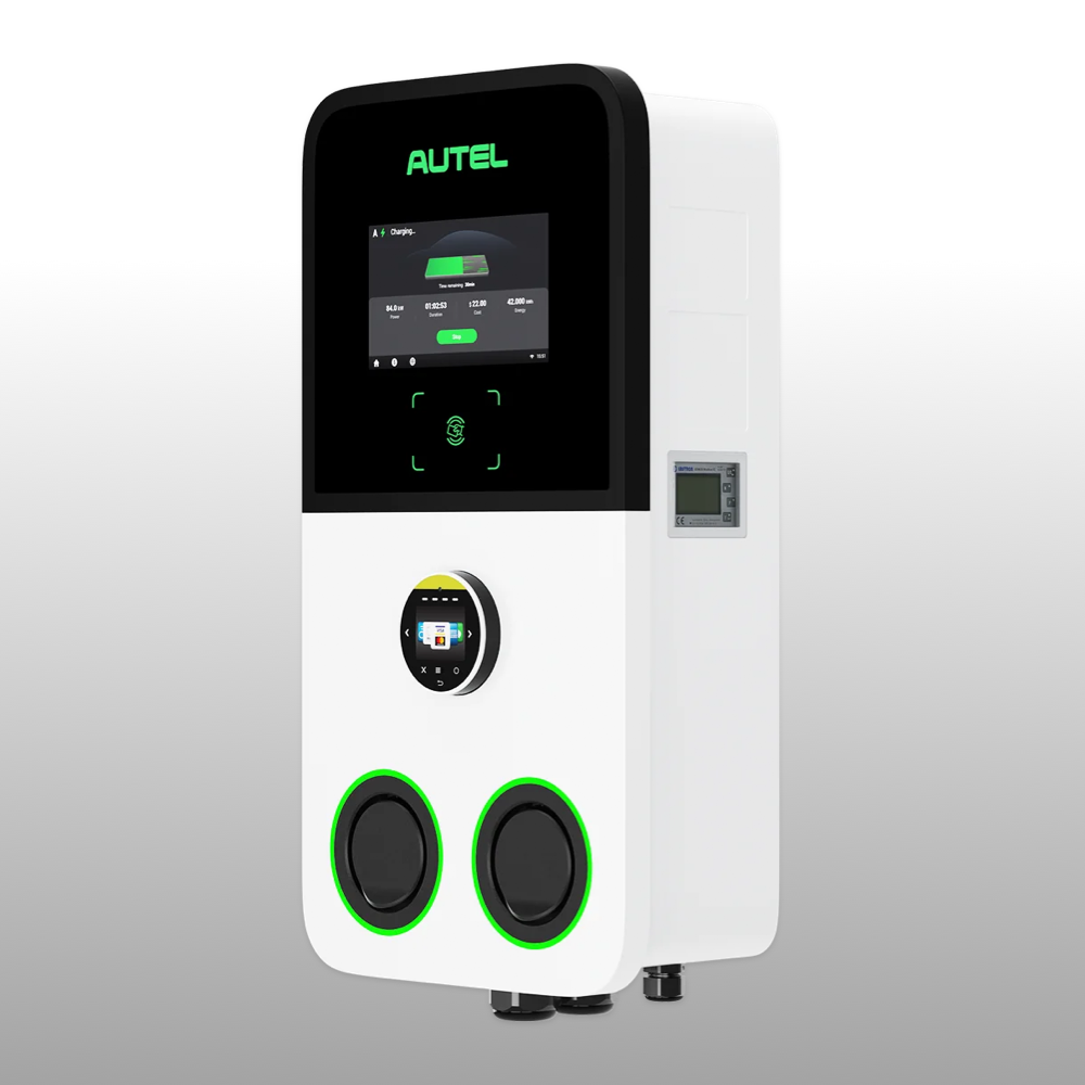 Autel MaxiCharger AC Ultra Dual 22kW - Wall Mounted