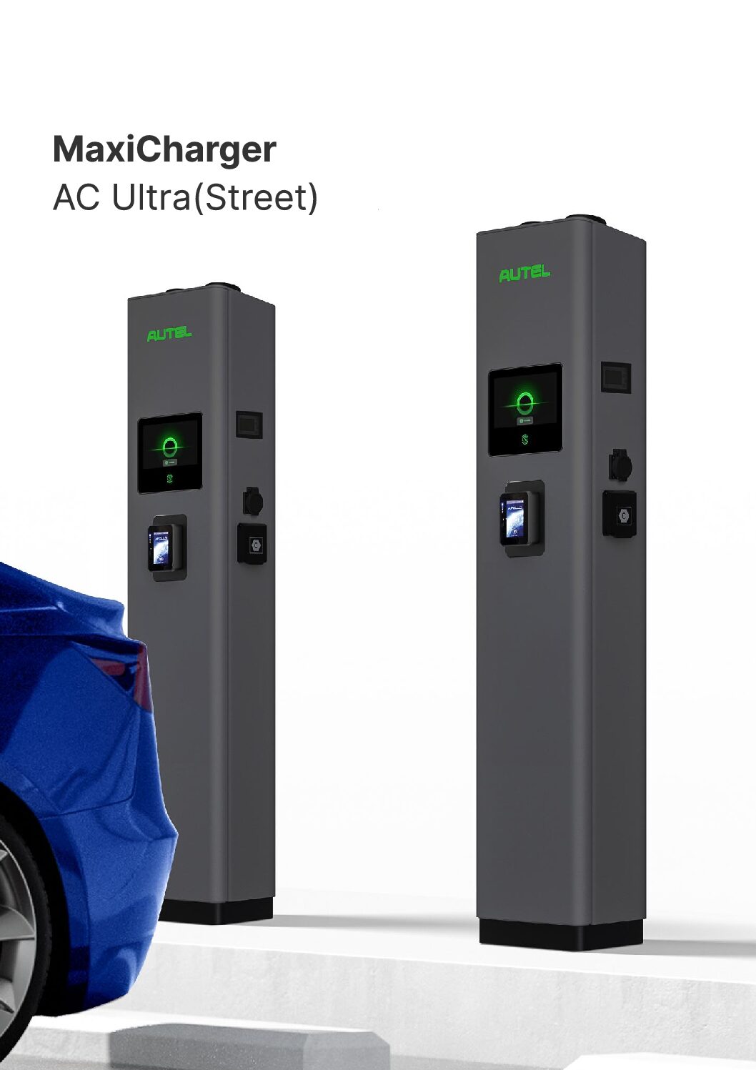 Autel MaxiCharger AC Ultra Street Dual 22kW