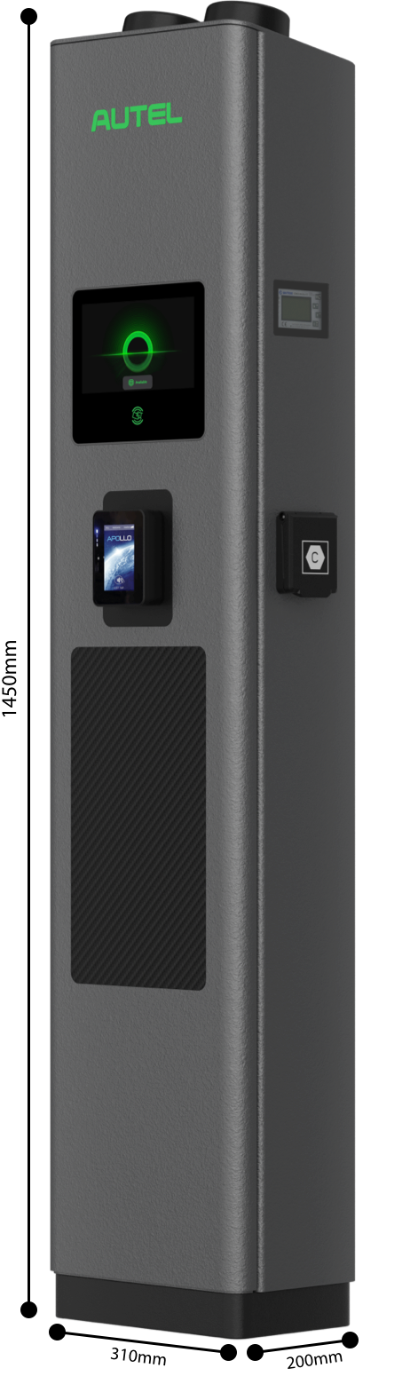 Autel MaxiCharger AC Ultra Street Dual 22kW Autel MaxiCharger AC Ultra Street Dual 22kW