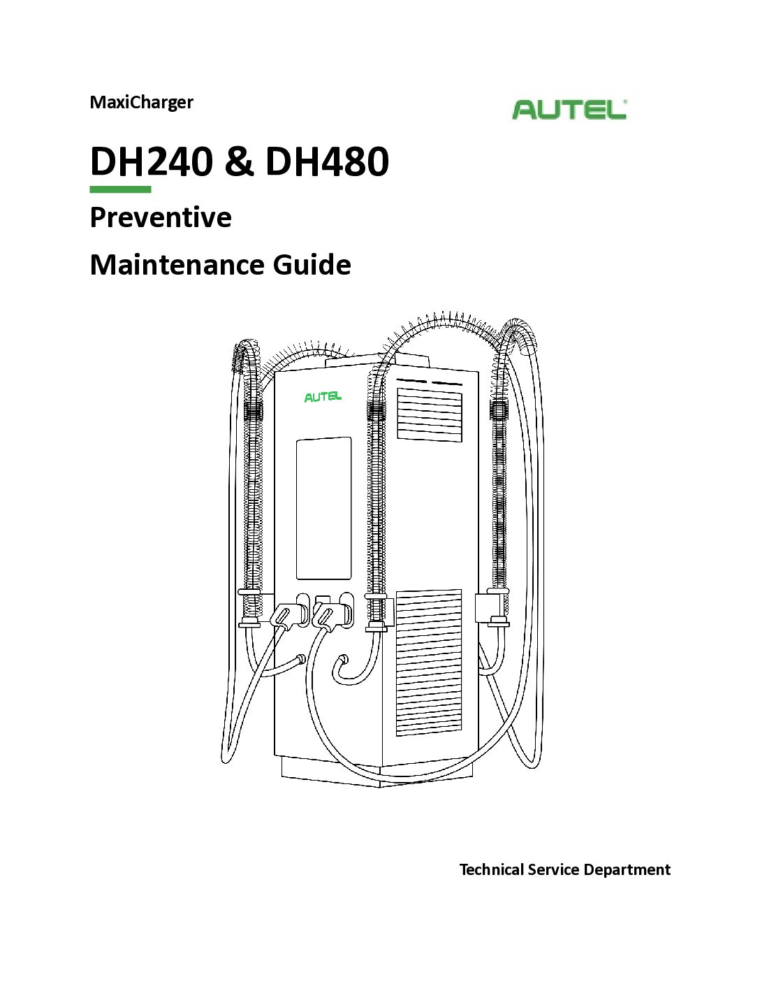 MaxiCharger DH240 & DH480 Preventive Maintenance Guide V1.0