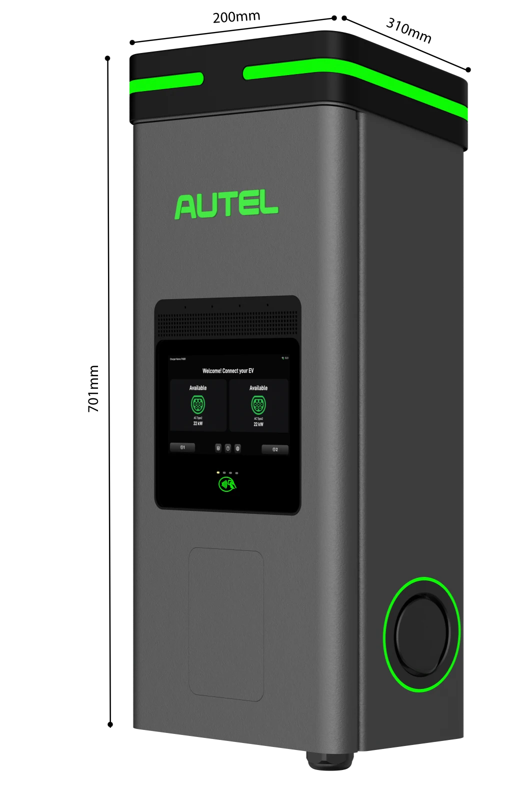 MaxiCharger AC Dual Charger 22kW